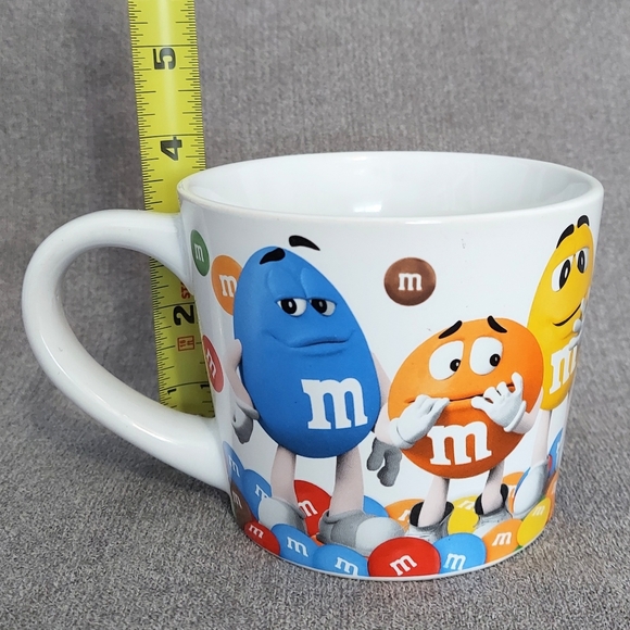 M&M Oversized Coffee Cup Mug Mars Candy 20 oz 2017 Collectible - Picture 4 of 9